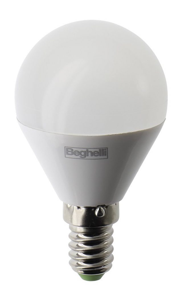 BEGHELLI 58044 LiteLED6, Sfera LED 7W E14 3000K 700lm, 4 pz