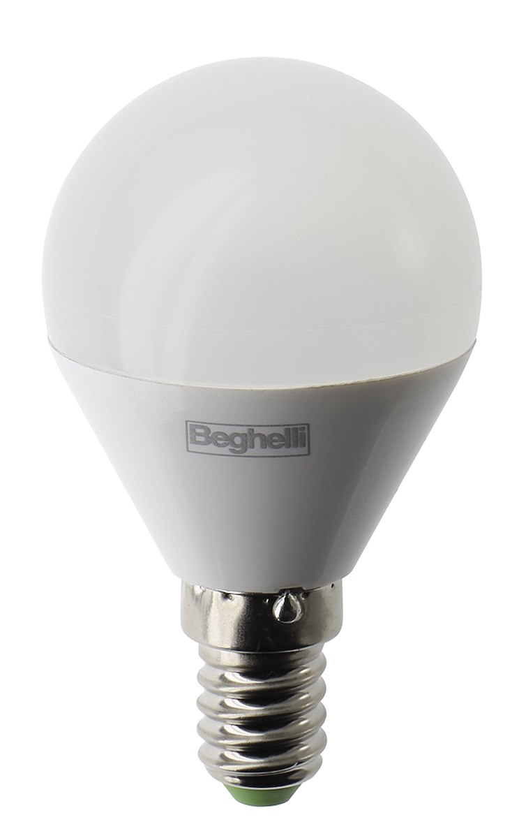 BEGHELLI 58044 LiteLED6, Sfera LED 7W E14 3000K 700lm, 4 pz