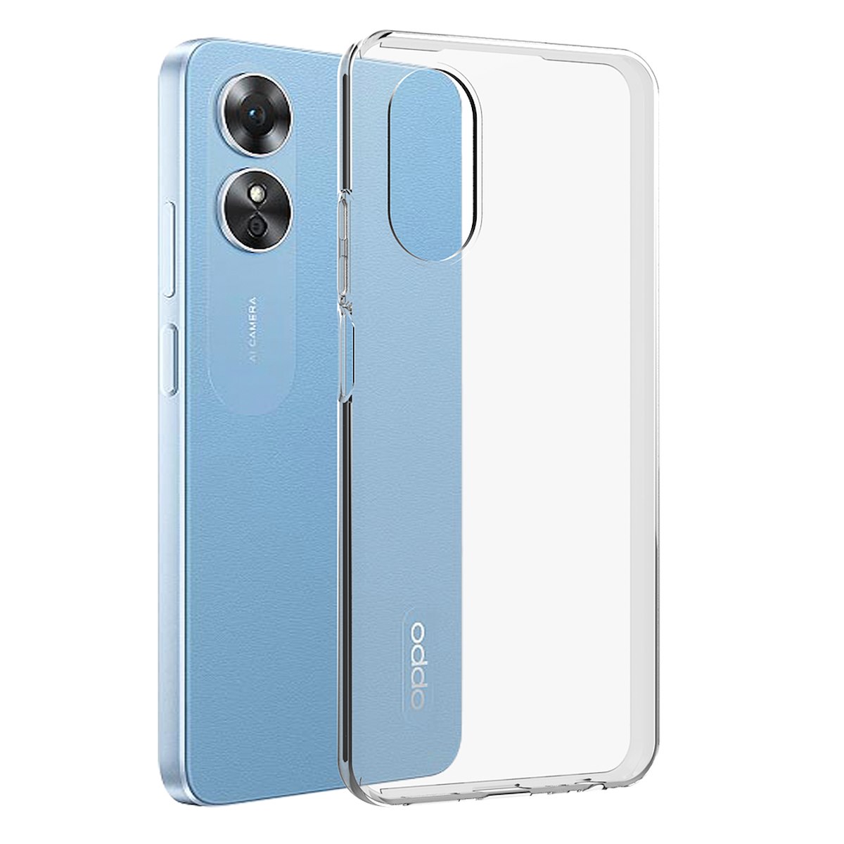 AREA TPUSA8965C Cover TPU Slim Clear per Oppo A17 4G