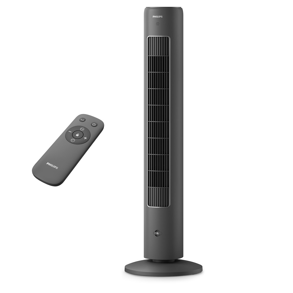 PHILIPS CX5535NERO Ventilatore a Torre 40W, 3 Velocità, Timer, Diffusore Aromi, TLC