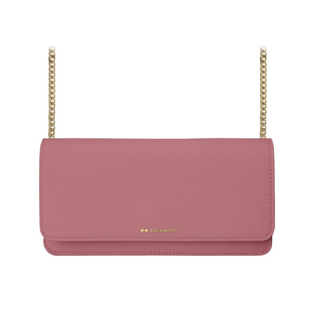 CASE&ME CMCROSSBODYBAGP Borsa smartphone 7" con tracolla rosa