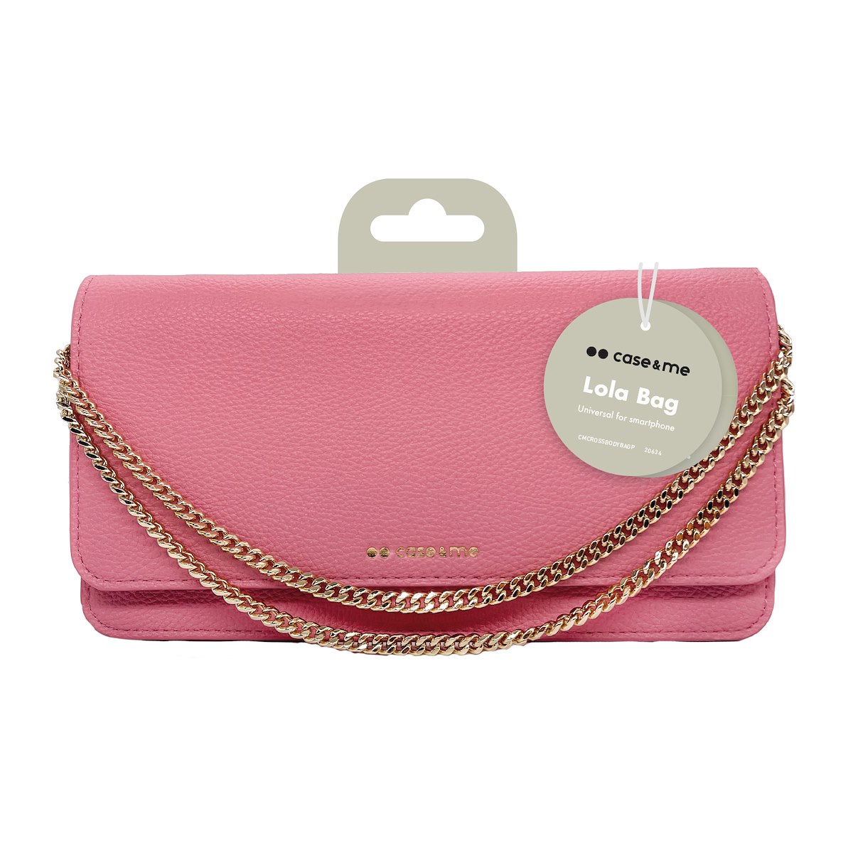CASE&ME CMCROSSBODYBAGP Borsa smartphone 7" con tracolla rosa - immagine 2