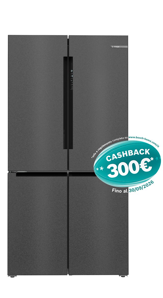 BOSCH KFN96AXEA Frigorifero 4 porte NoFrost WiFi 605L Nero