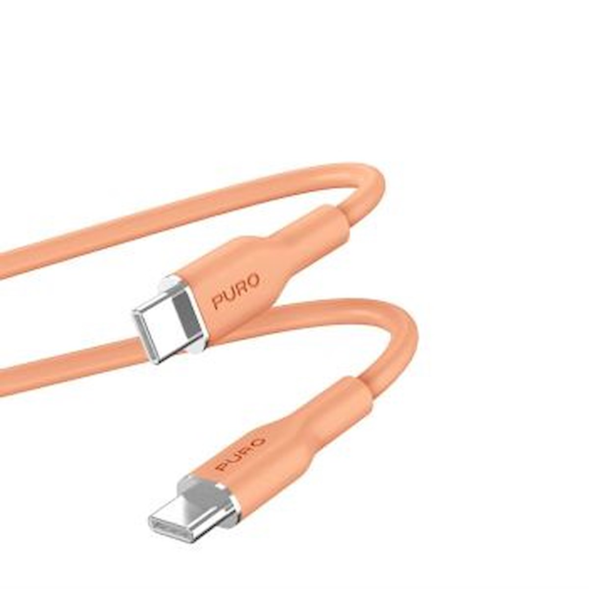 PURO PUUSBCUSBCICONLORA Cavo Soft USB-C - USB-C 1.5m Arancione