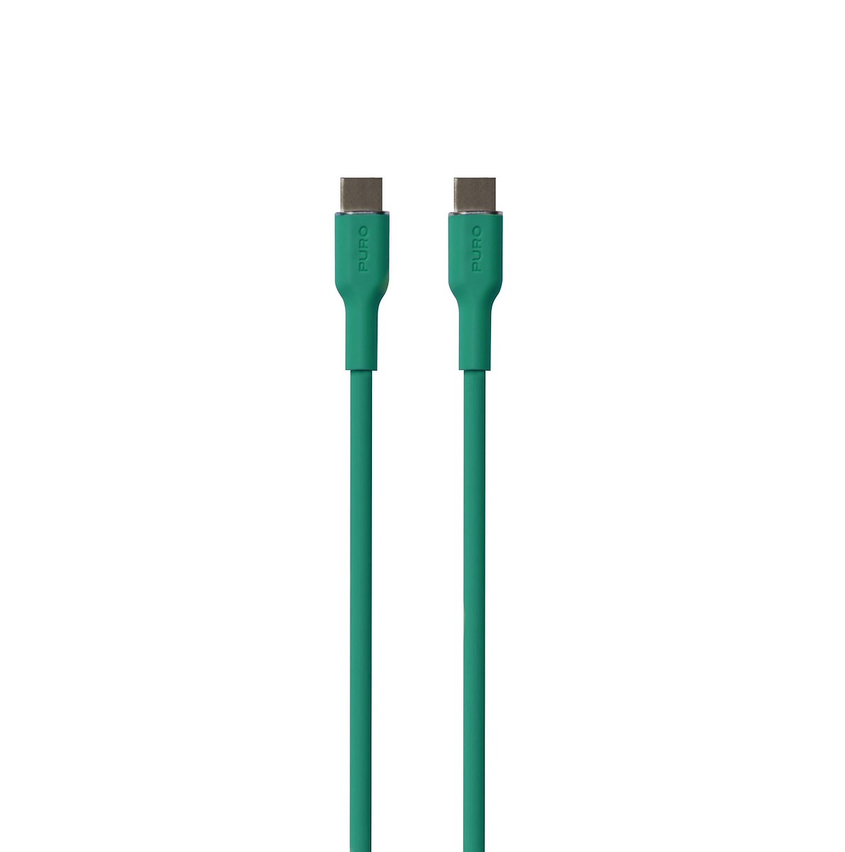 PURO PUUSBCUSBCICONDKGRN Cavo USB-C a USB-C Soft 1.5m Verde Scuro