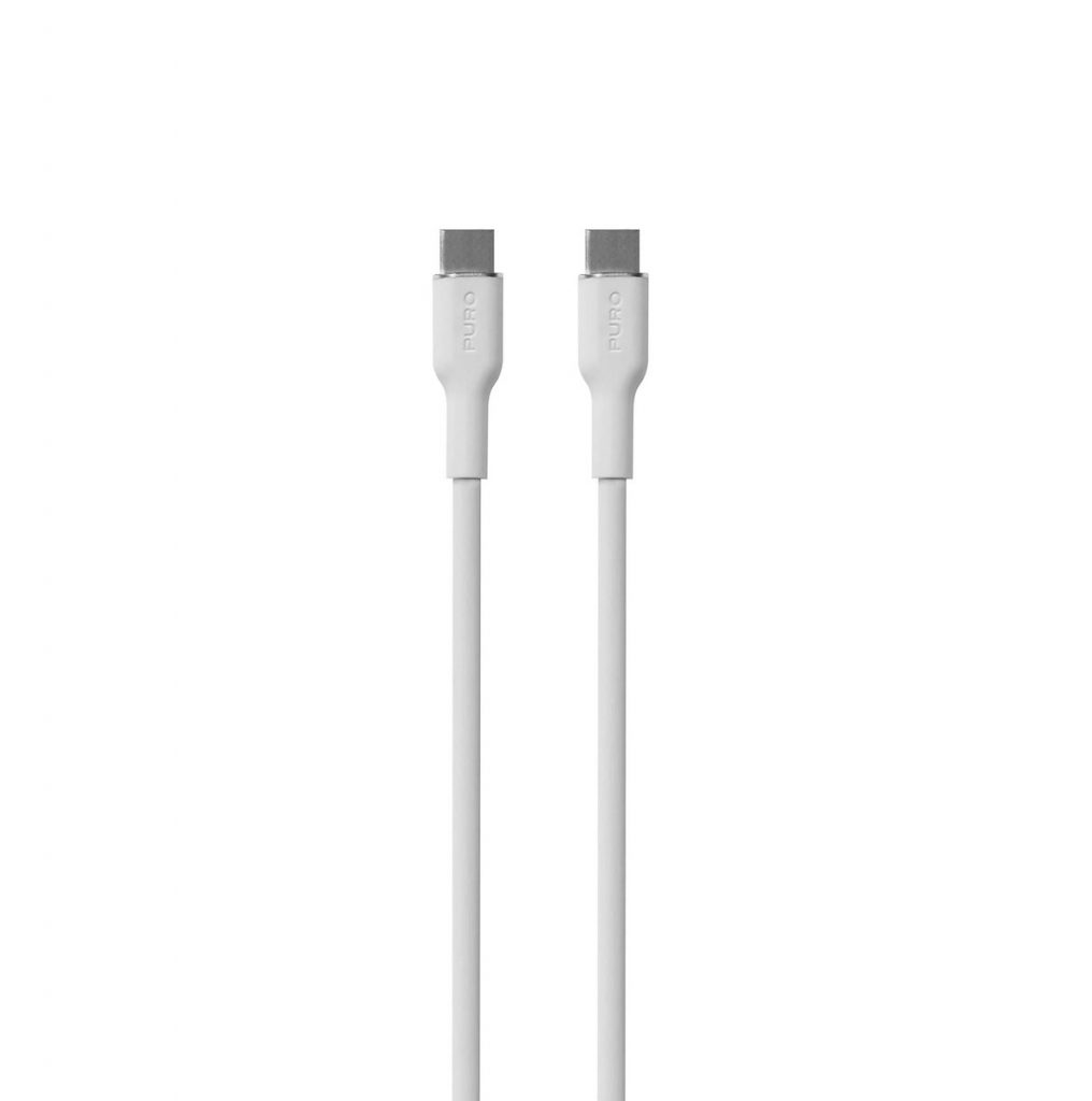 PURO PUUSBCUSBCICONWHI Cavo USB-C - USB-C Soft 1.5m Bianco