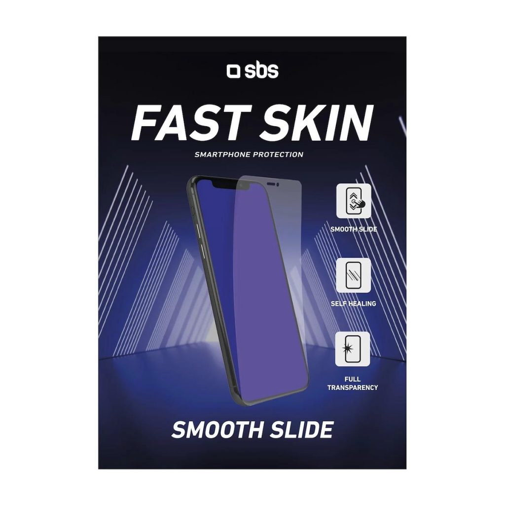 SBS TEFSTSKINSHEETAF Pellicola Protettiva Fast Skin Anti-Fingerprint 20pz
