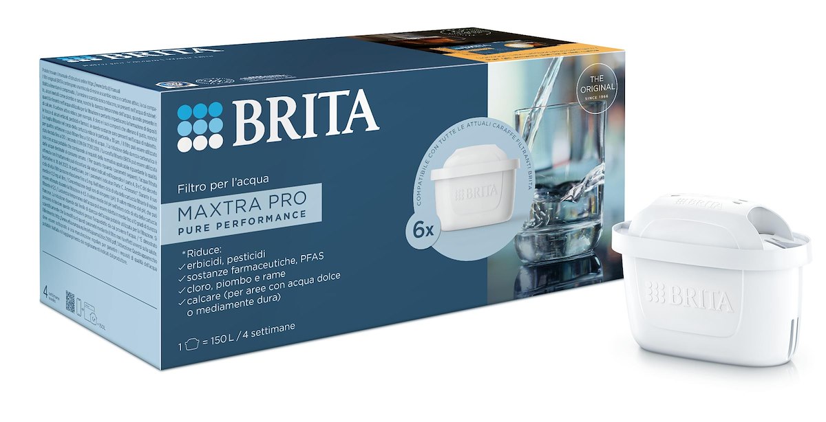 BRITA MAXTRAPROPACK6 Maxtra Pro Cartucce Filtranti Acqua Caraffe Confezione 6