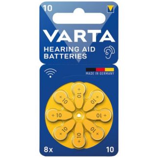 VARTA 24610101418 Batteria Apparecchi Acustici Confezione 10 Blister 8 Pile