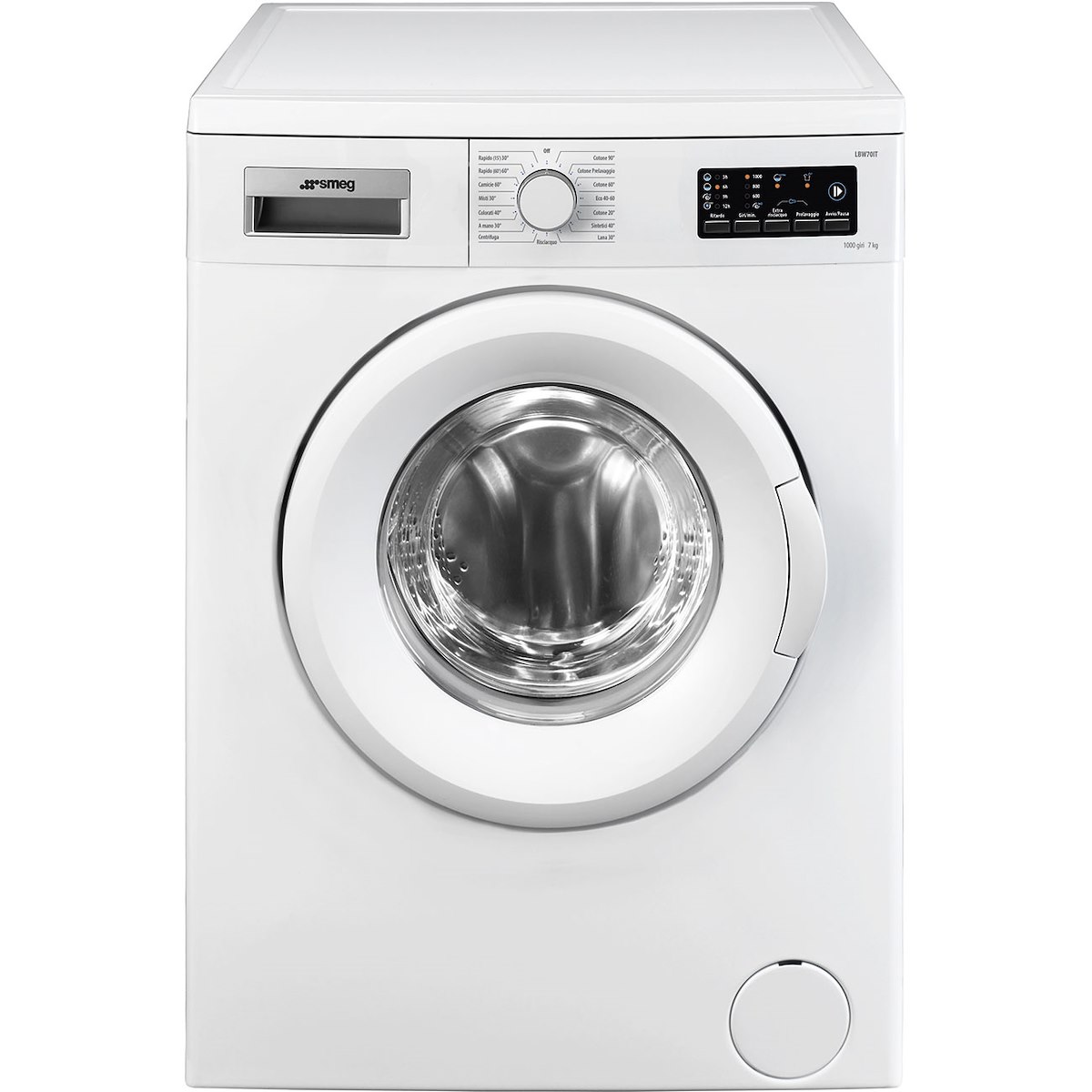 SMEG LBW70IT Lavatrice Carica Frontale, 7kg, 1000 Giri, Classe D