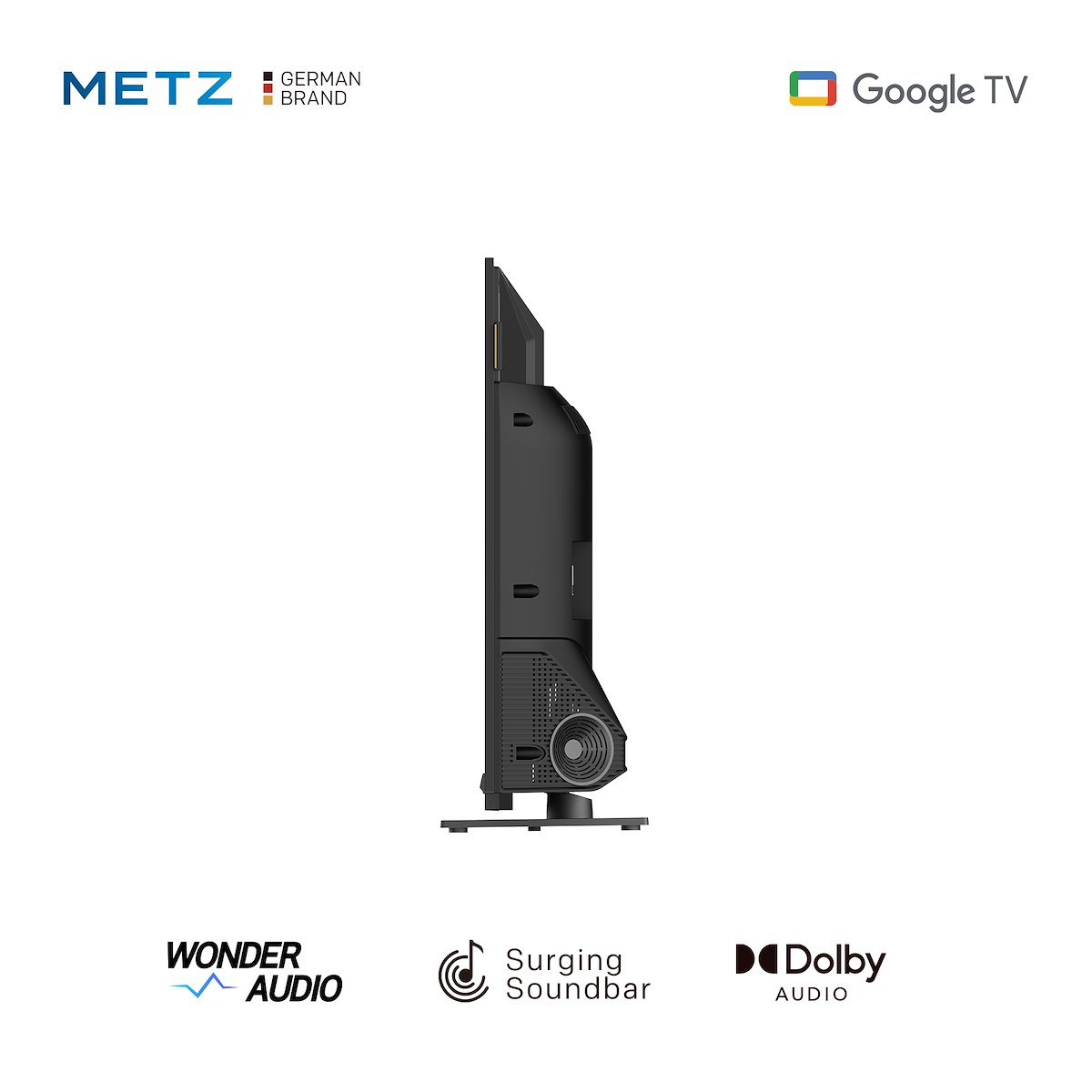 METZ 32MTD8500Z TV LED 32" HD Smart Google DVB-T2/S2 con stand - immagine 4