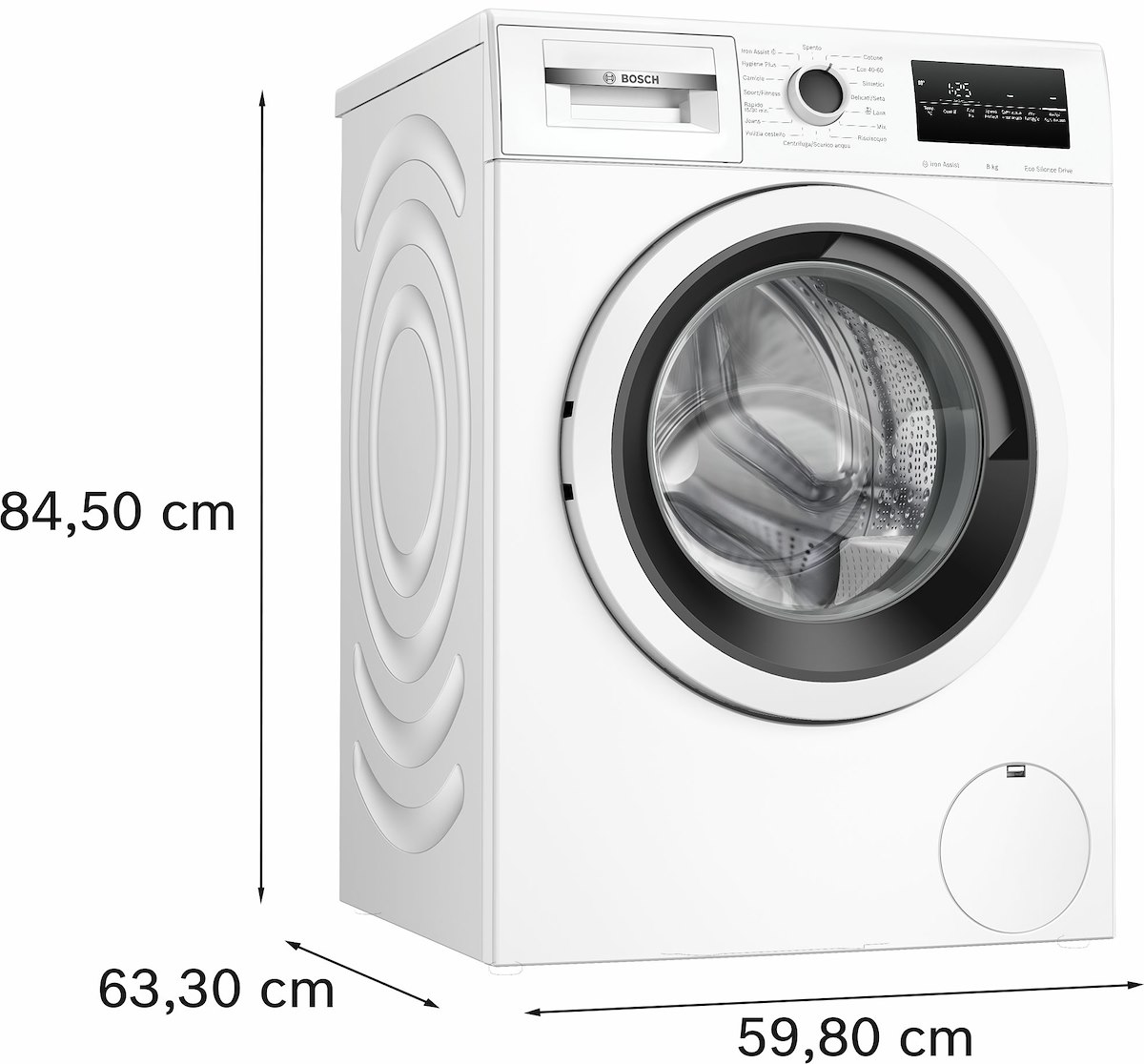BOSCH WAN28208II Lavatrice Carica Frontale 8kg 1400 Giri Classe A - immagine 3