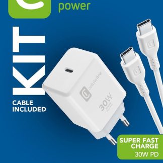 CELLULAR LINE ACHIPHKITC2CPD30WW Caricabatterie Rete Apple 30W C2C PD Bianco