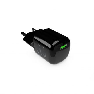 PURO PUFCMTCUSBC20WGBLK Caricabatterie da parete GaN USB-C 20W nero