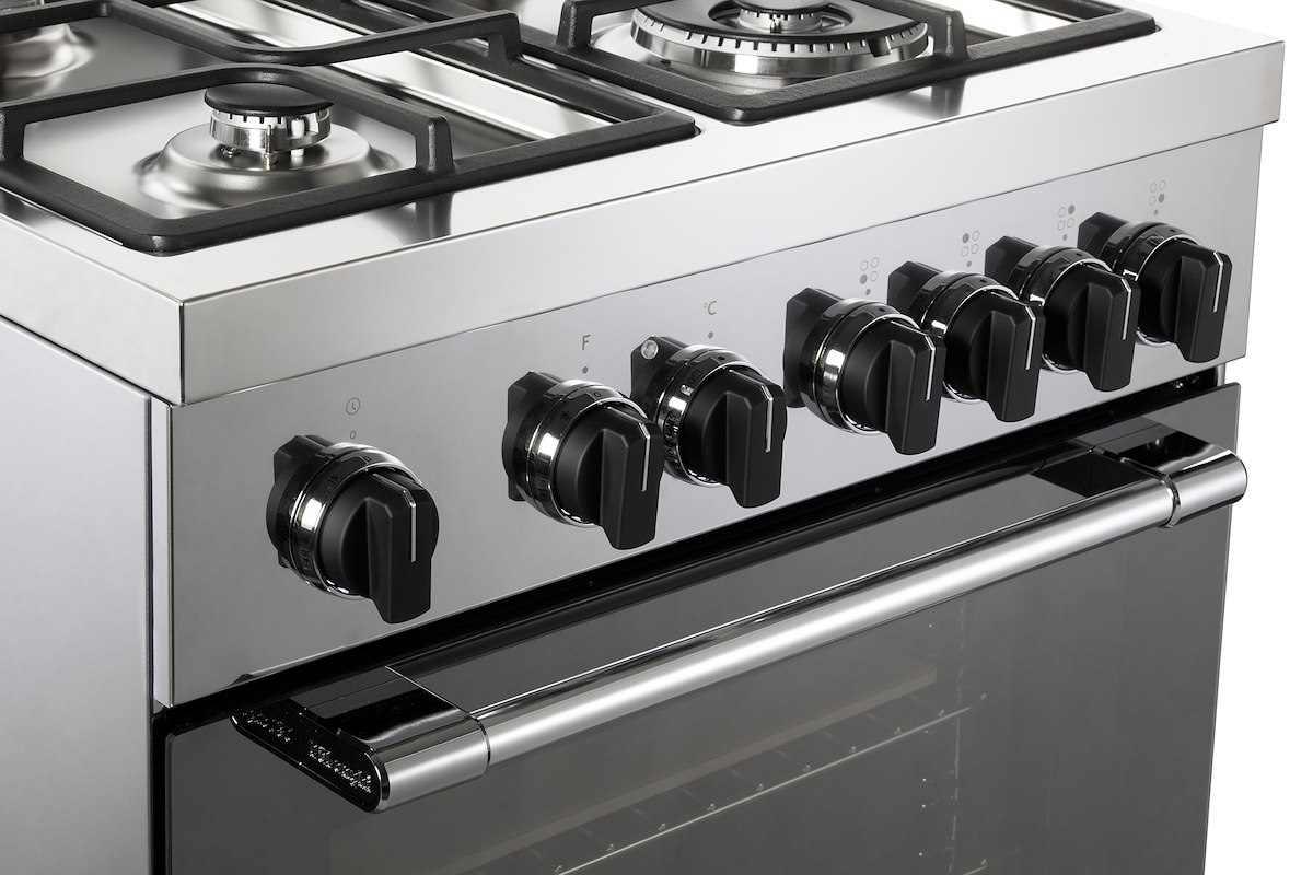 DE LONGHI GEMMA66ML Cucina 60cm 4F Gas Ghisa Forno Elettrico Multifunzione Inox - immagine 3