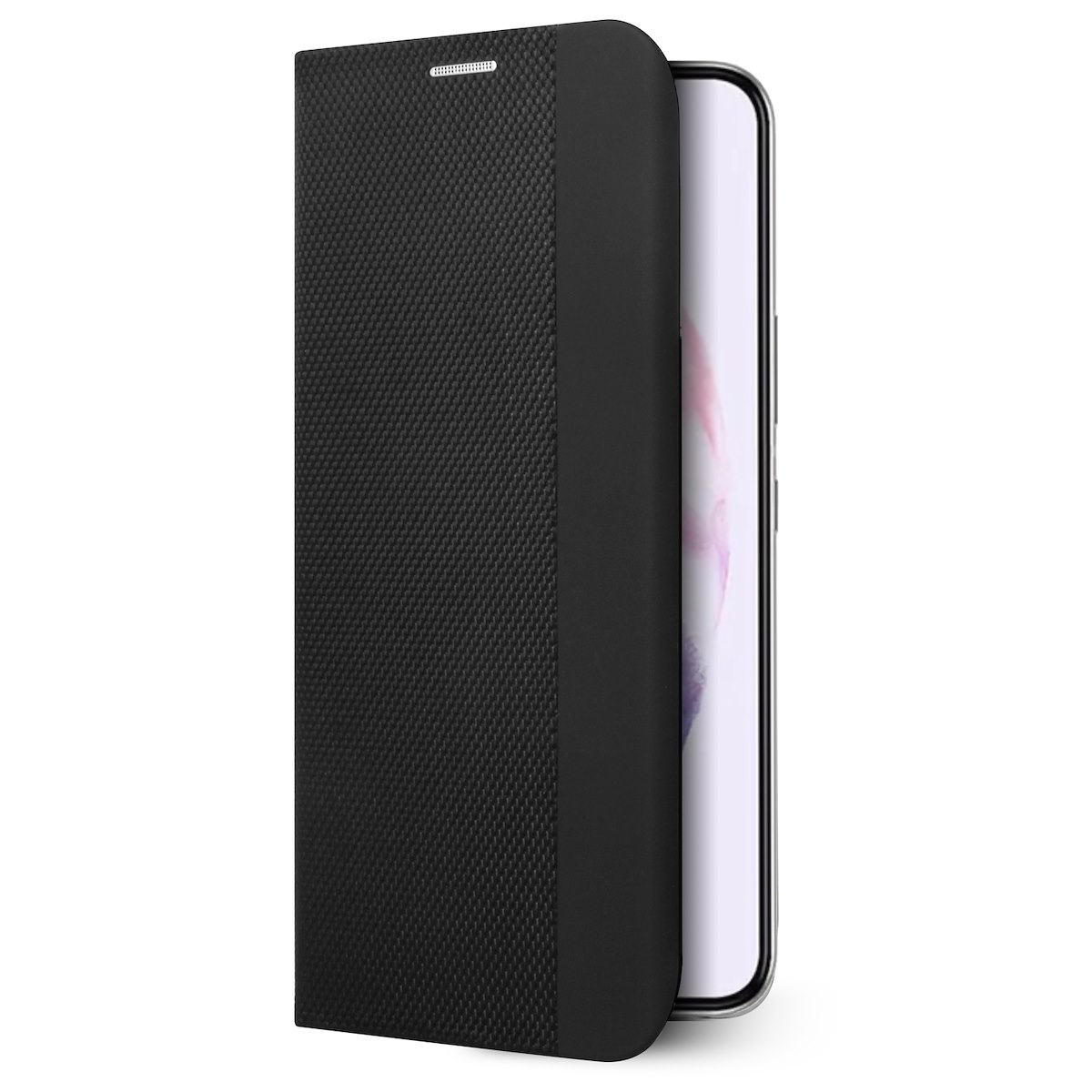 AREA CSTTPUM9154BKK Cover Book Case TPU Mixed Nero per Galaxy S23 FE
