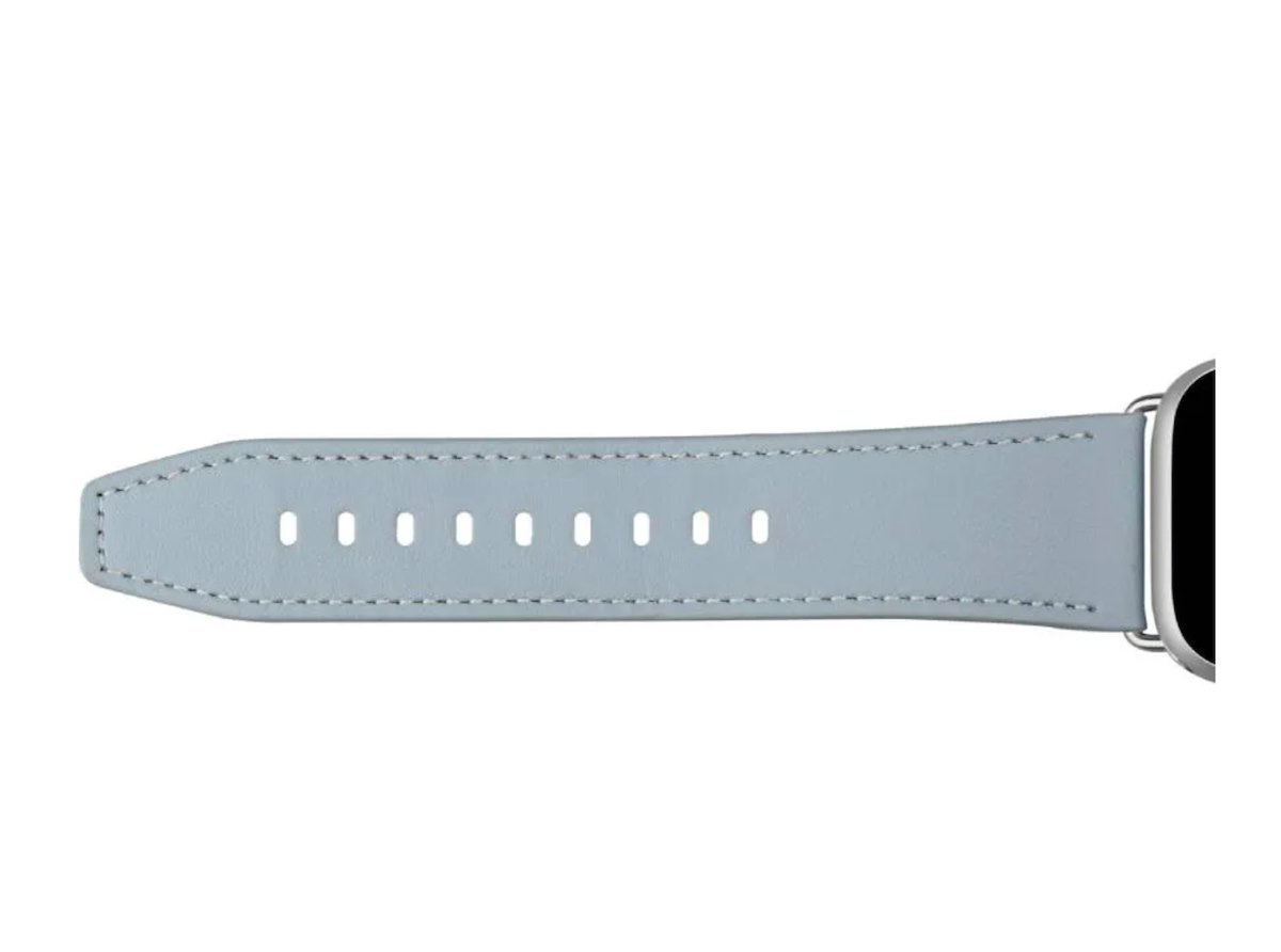 PURO PUAW44ECLASSICLBLUE Cinturino Apple Watch 44mm Ecopelle Blu - immagine 2