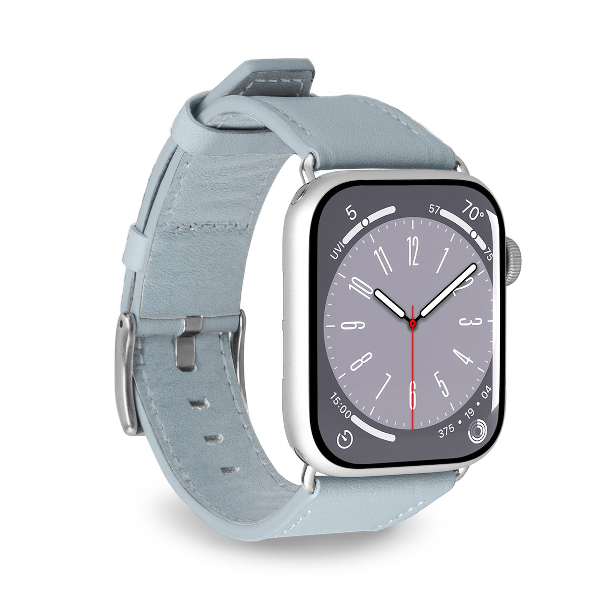 PURO PUAW44ECLASSICLBLUE Cinturino Apple Watch 44mm Ecopelle Blu - immagine 3