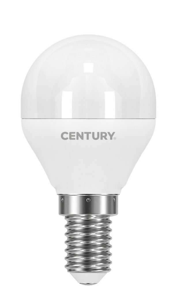 CENTURY HR80H1G061430 Lampada LED Sfera 6W E14 3000K 490LM
