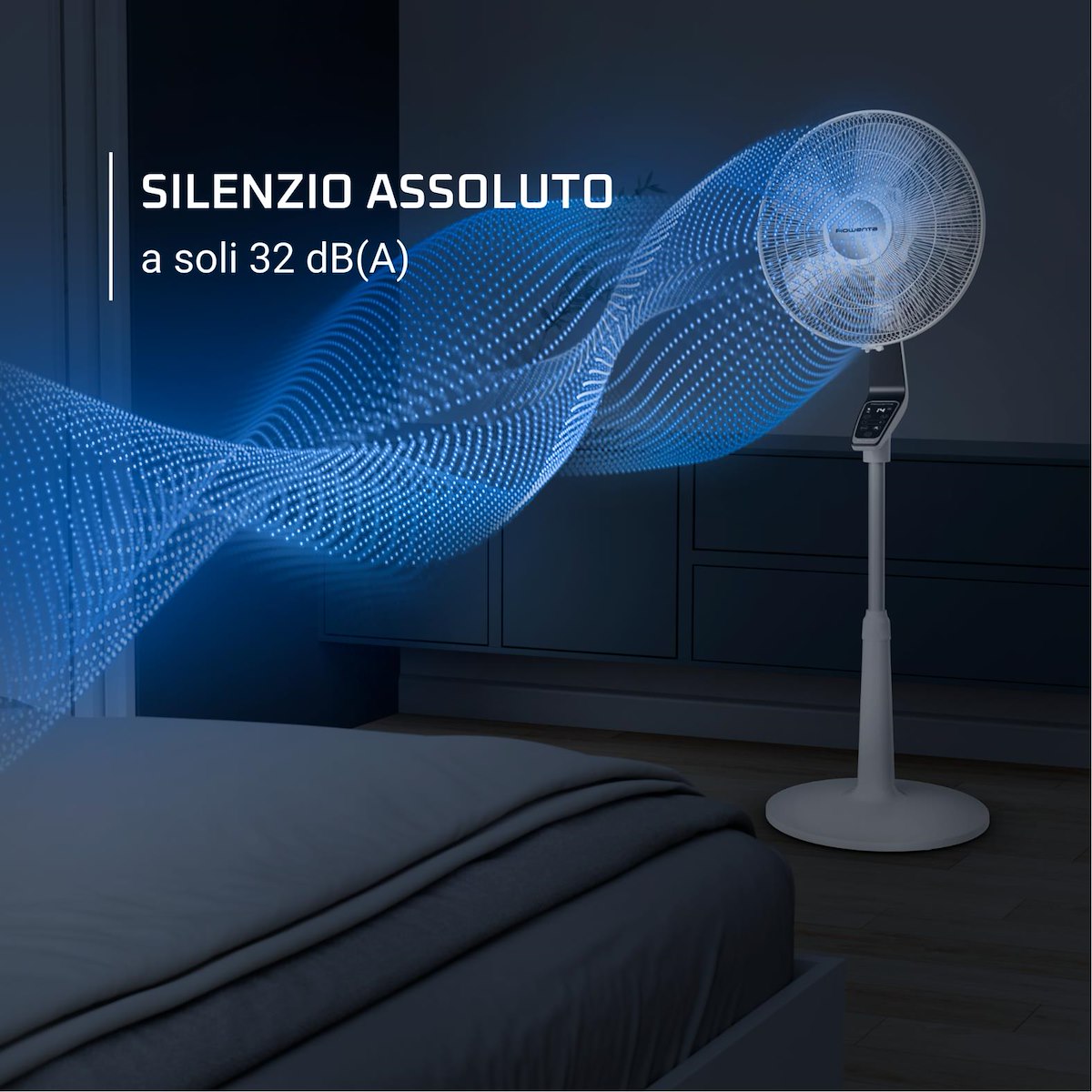 ROWENTA VU5690 Ventilatore a Piantana Turbo Silence Extreme 32W 14Vel D.40cm - immagine 3
