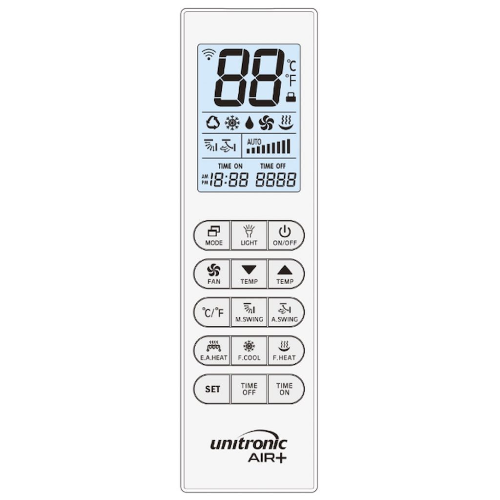 UNITRONIC JL42532UNI Telecomando universale climatizzatore retroilluminato
