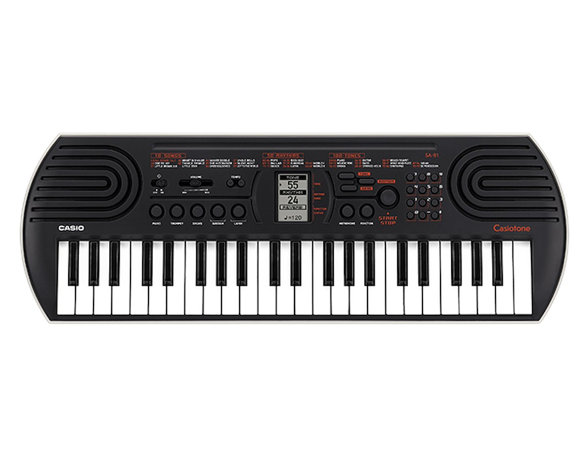CASIO SA81 Nera, Tastiera Musicale 44 Tasti, 100 Timbri, 50 Ritmi - immagine 3
