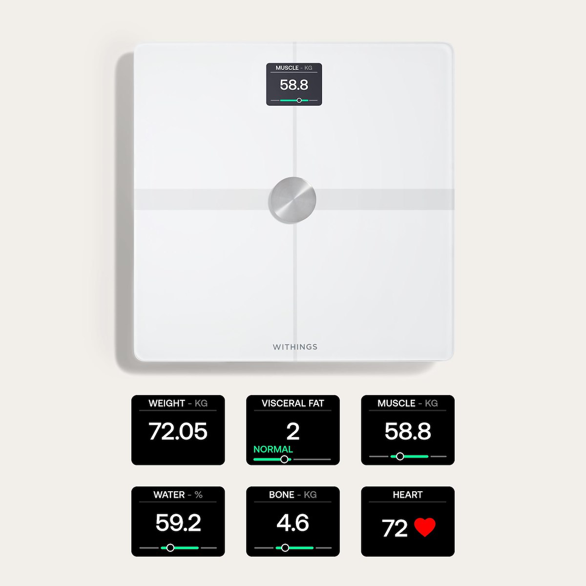 WITHINGS WBS13WHITE Bilancia Diagnostica Digitale 200kg - immagine 3