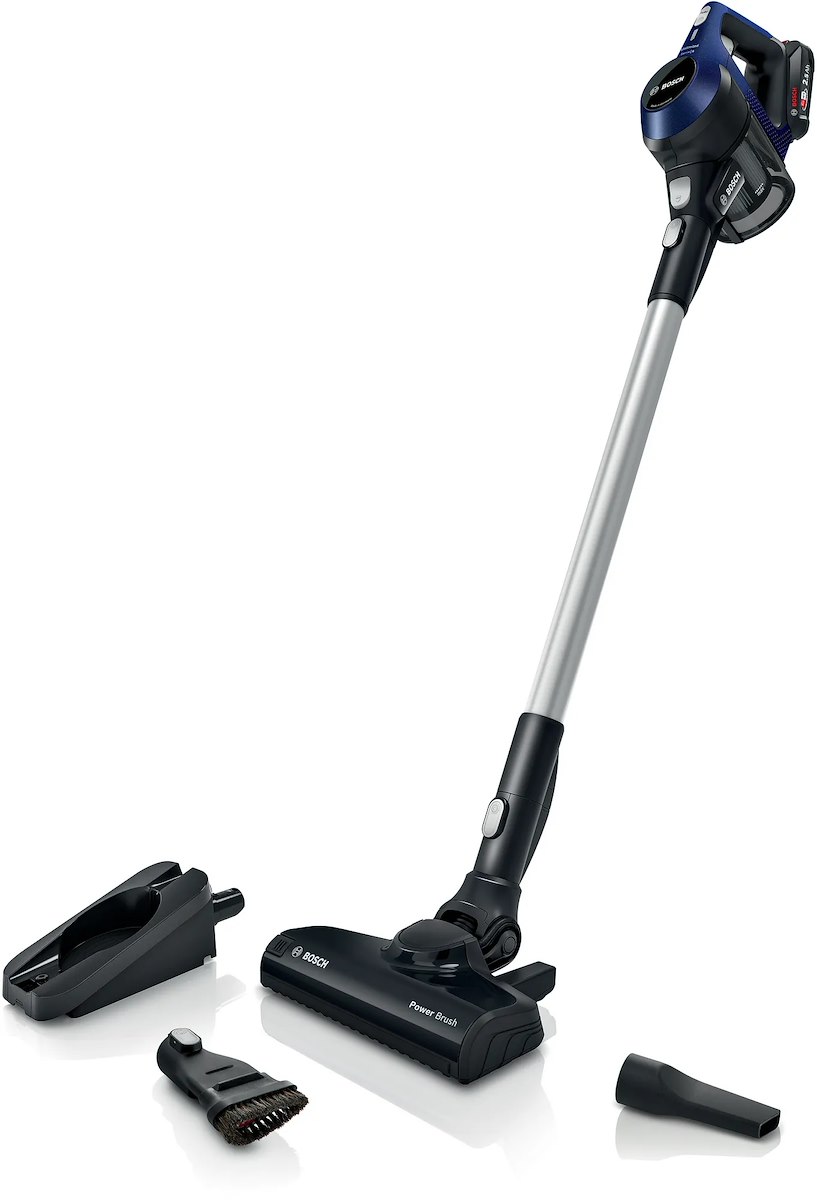 BOSCH BCS611P4A Scopa Elettrica Ricaricabile Senza Sacco Unlimited Blu