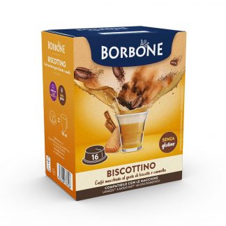 Caffe Borbone Biscottino Confezione 16 Capsule Compatibile A Modo Mio 