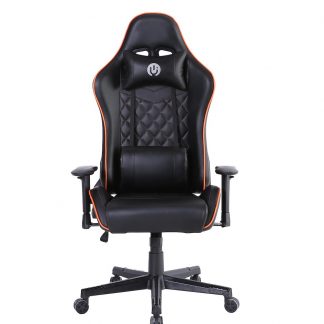 GLUCK GHGC244063 Sedia Gaming Ecopelle con Braccioli e Cuscini