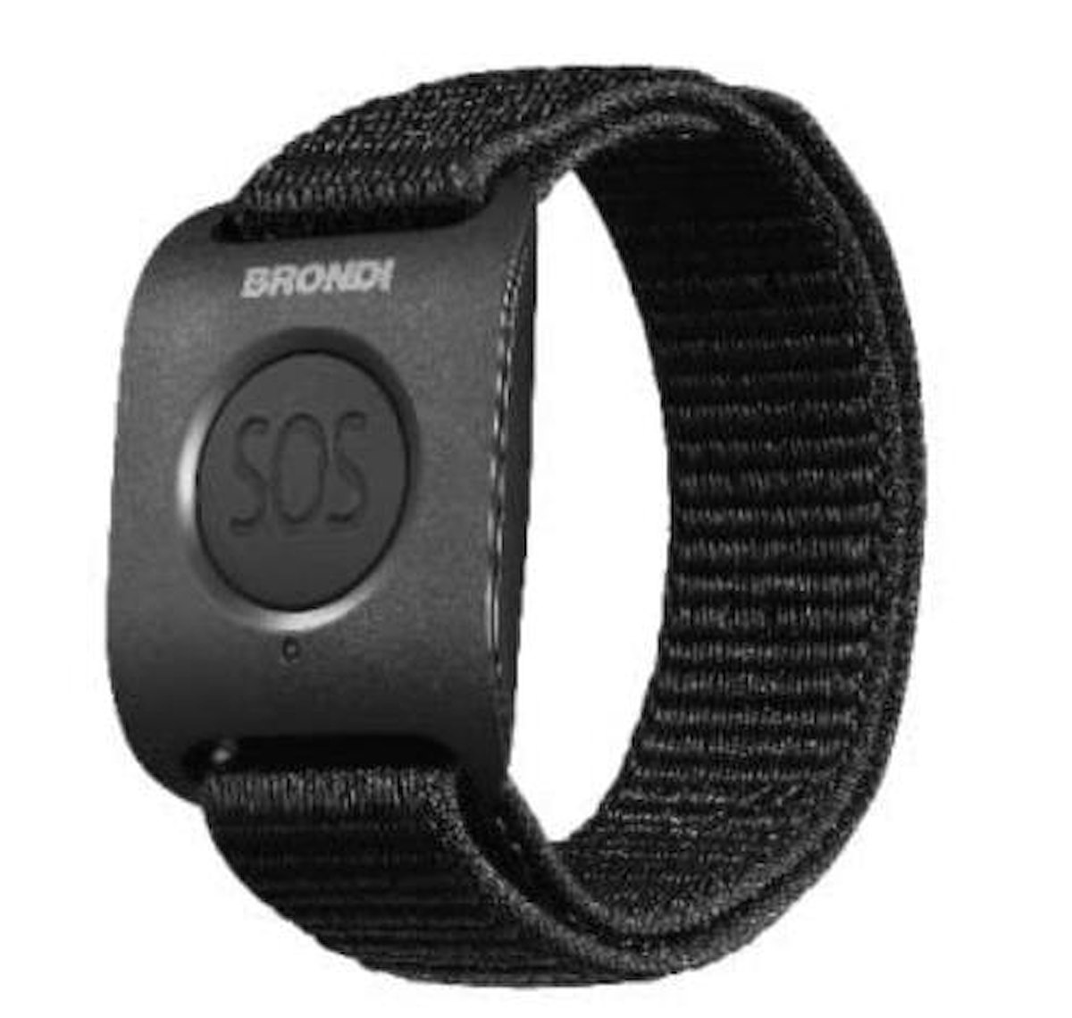 BRONDI 30002978 Braccialetto SOS Nero, Gadget Telefonia