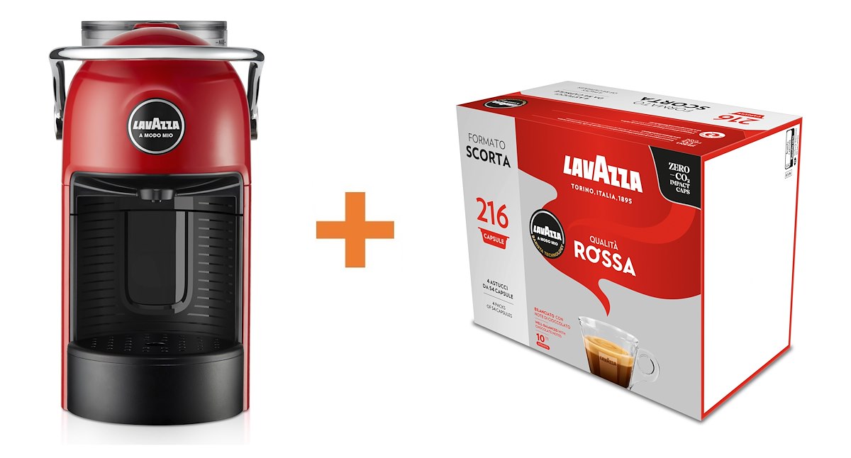 Lavazza Jolie Evo Rossa Macchina Caffe Piu 216 Capsule Qualita Rossa