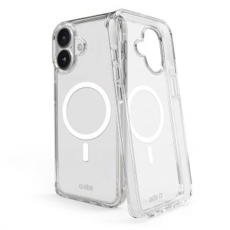 SBS TELIGMAGIP1661T Cover Light Mag per iPhone 16, trasparente