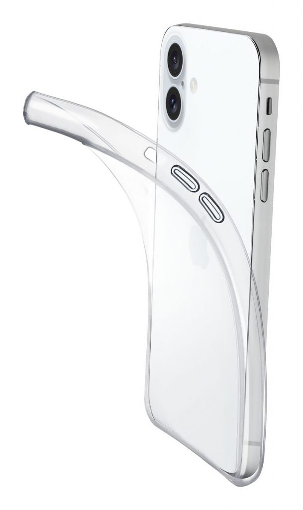 CELLULAR LINE FINECIPH16T Custodia Fine per iPhone 16, Trasparente