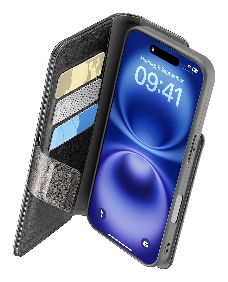 CELLULAR LINE BOOKAG2IPH16K Custodia Book Agenda 2 IPhone 16 Nero