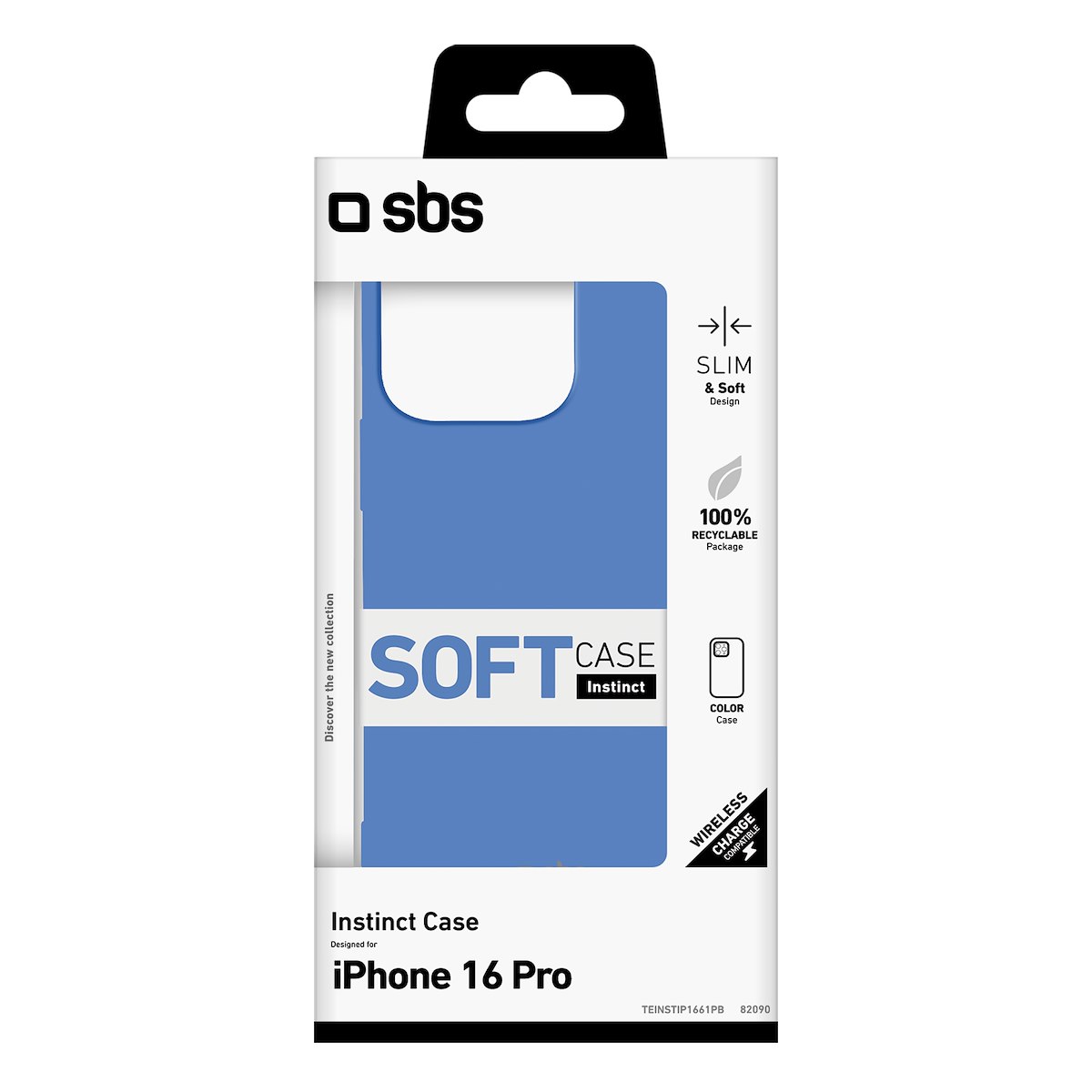 SBS TEINSTIP1661PB Cover Instinct per iPhone 16 Pro, blu - immagine 3
