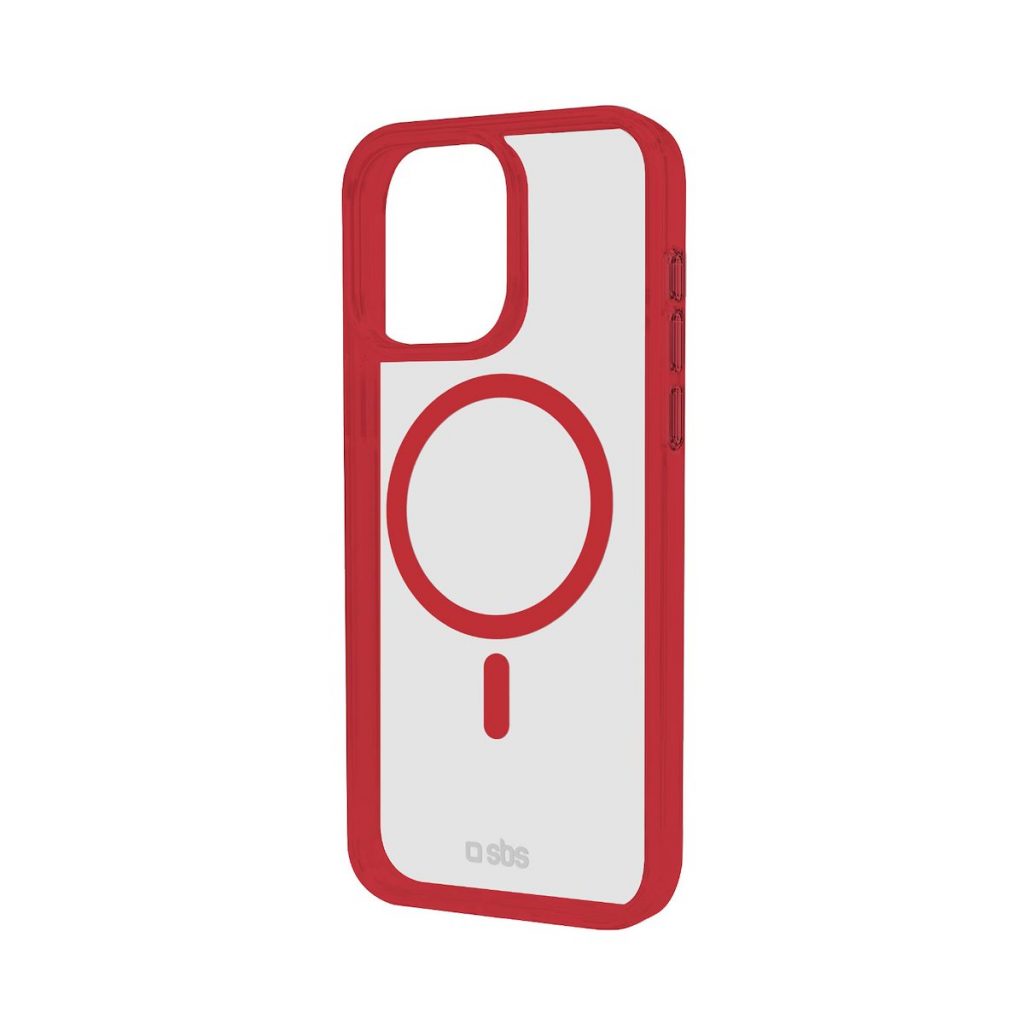 SBS TEMAGCOLIP1661R Cover Mag Frame per iPhone 16, Rosso