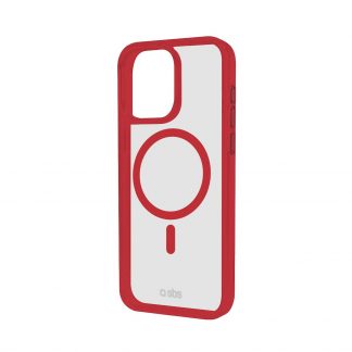 SBS TEMAGCOLIP1661R Cover Mag Frame per iPhone 16, Rosso