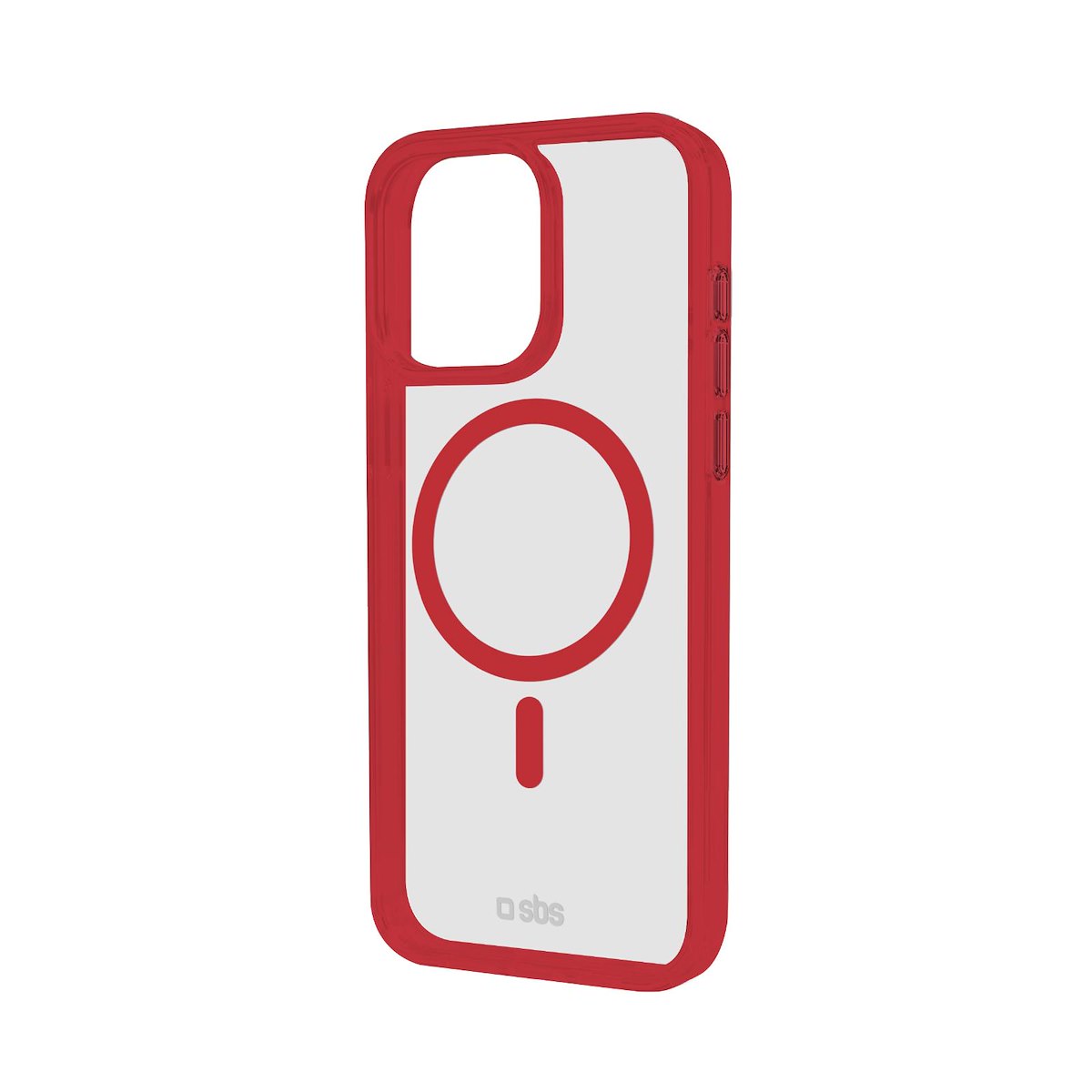 SBS TEMAGCOLIP1661R Cover Mag Frame per iPhone 16, Rosso
