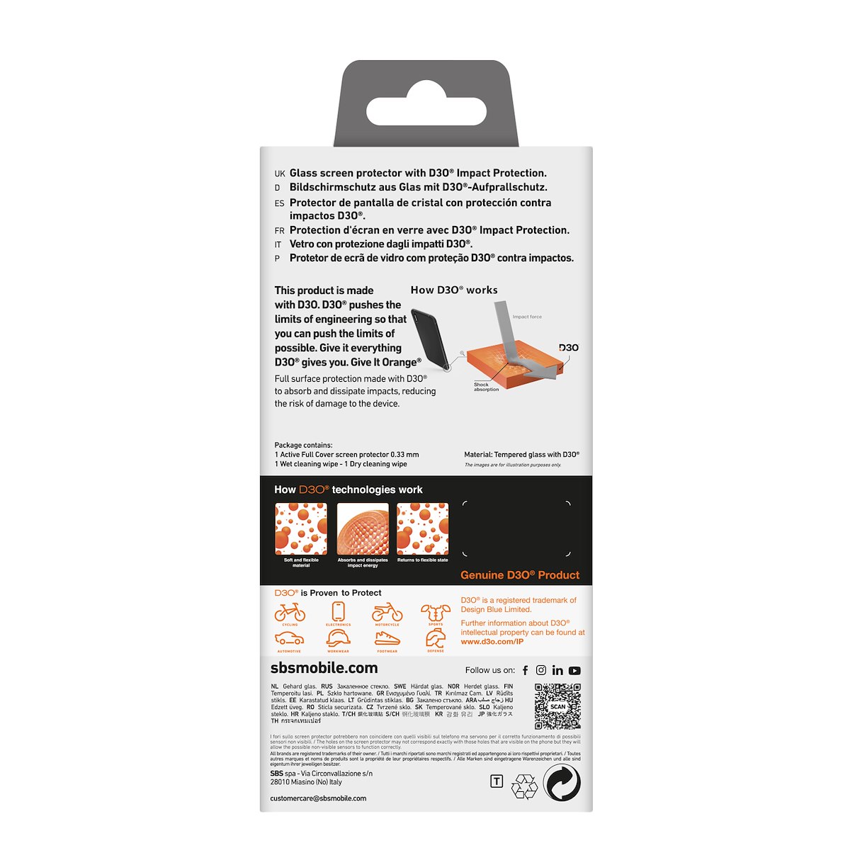 SBS TED3OMAGCOVIP1661 Cover MagSafe D3O Trasparente per iPhone 16 - immagine 4