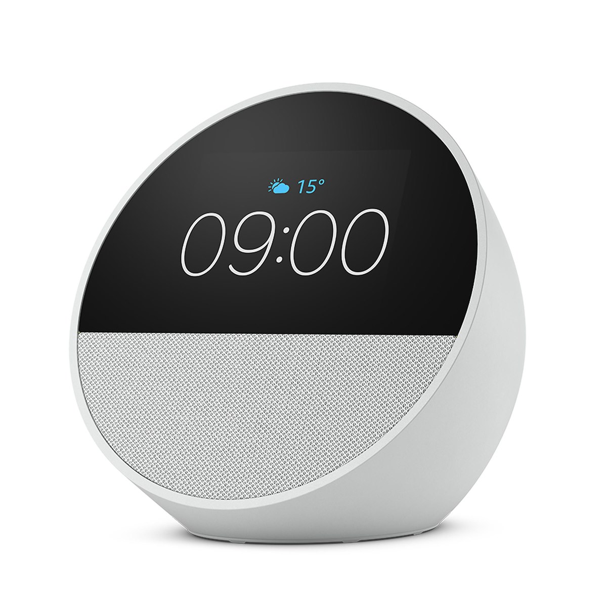 ECHO ECHOSPOT2024WHITE Smart Speaker con Orologio e Alexa