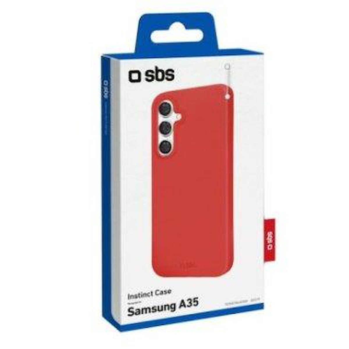 SBS TEINSTSAA35R Cover Instinct per Samsung Galaxy A35 Rosso