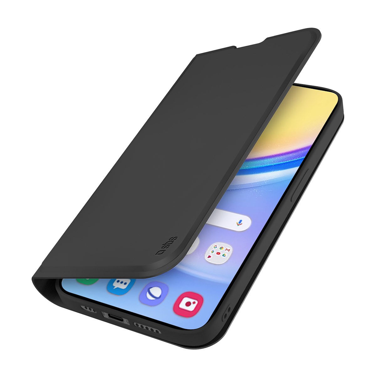 SBS TEWALSAA16K Custodia Wallet Smooth Nera Per Samsung Galaxy A16