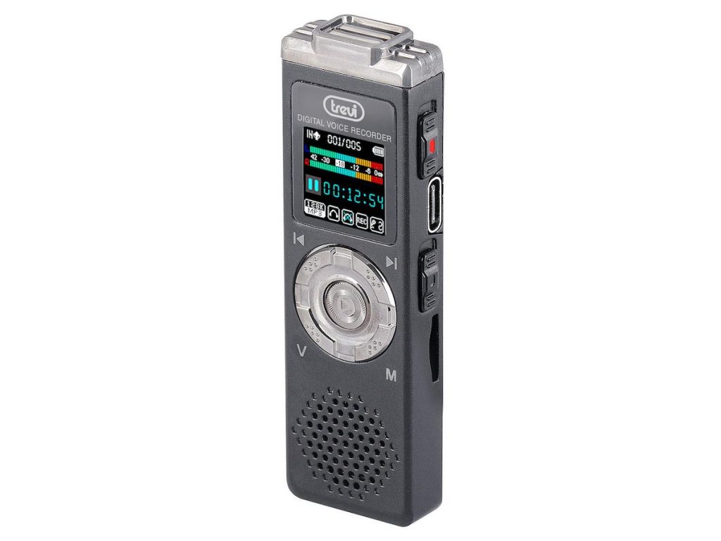 Trevi DR 437 SA2 Nero Registatore Vocale Portatile Mini 