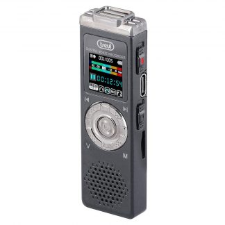 Trevi DR 437 SA2 Nero Registatore Vocale Portatile Mini 