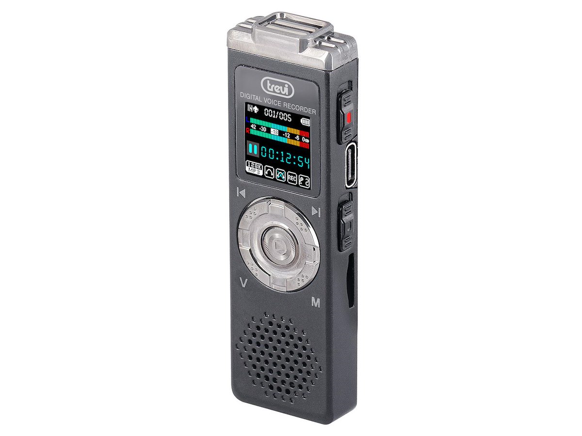 Trevi DR 437 SA2 Nero Registatore Vocale Portatile Mini