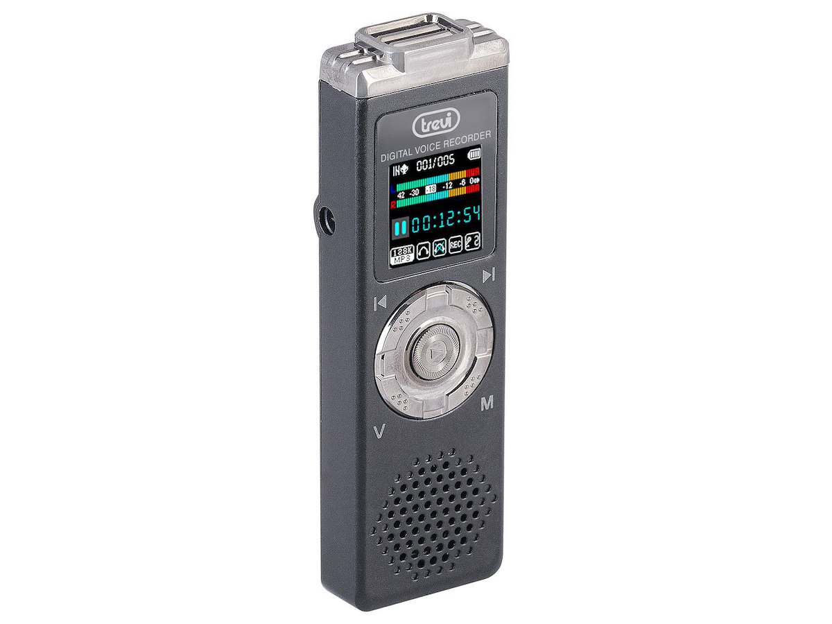 Trevi DR 437 SA2 Nero Registatore Vocale Portatile Mini - immagine 2