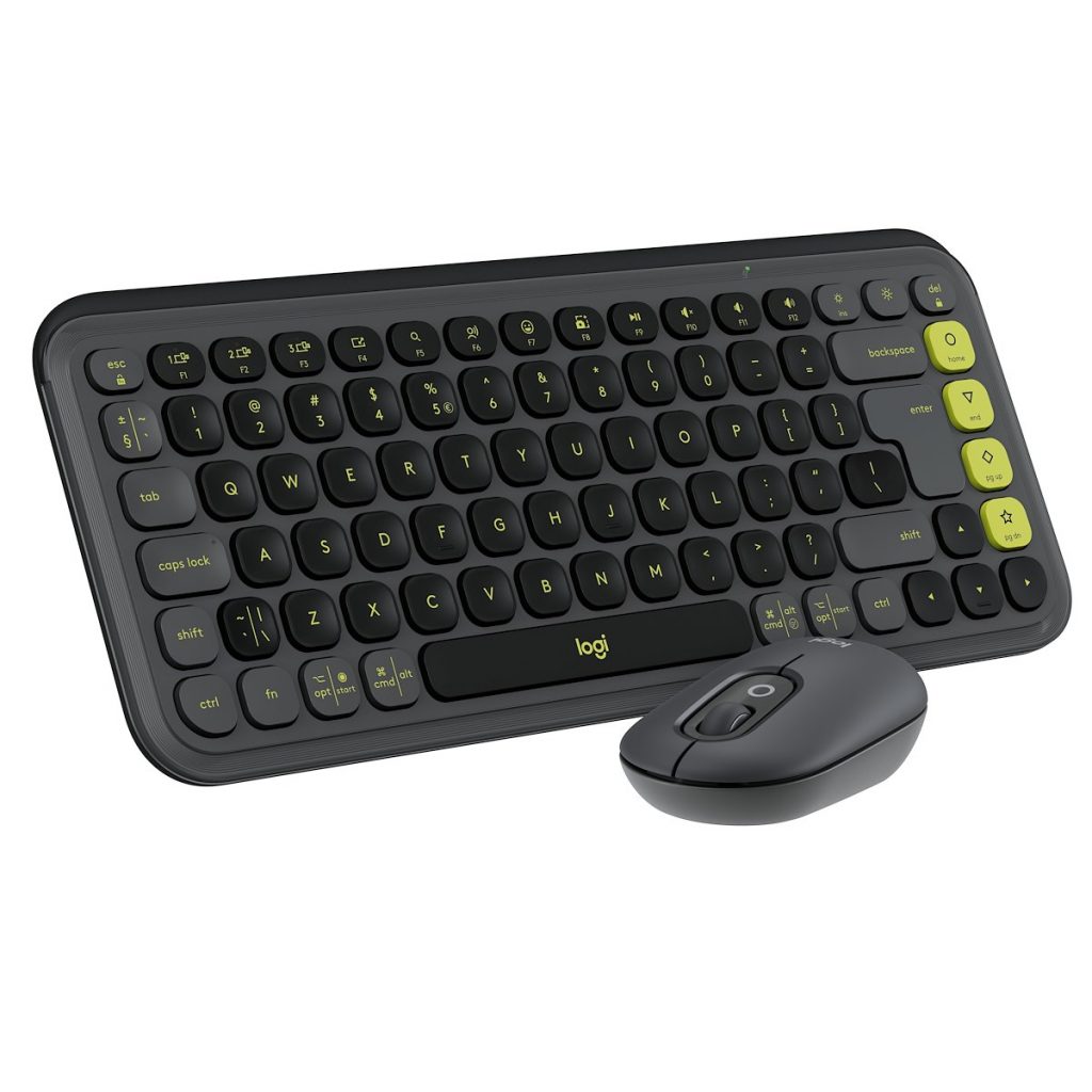 Logitech POP Keys Grafite Kit Tastiera e Mouse Wireless 