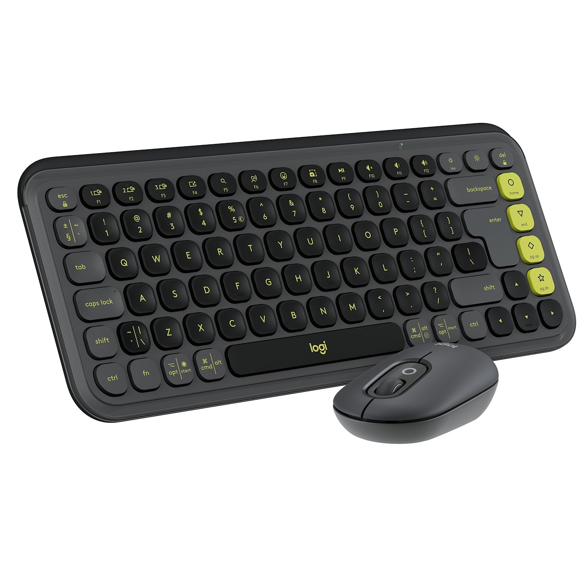 Logitech POP Keys Grafite Kit Tastiera e Mouse Wireless 
