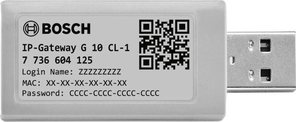 BOSCH G103 Modulo Wi-Fi per Climatizzatori NON Compatibile con Gamma CL2000
